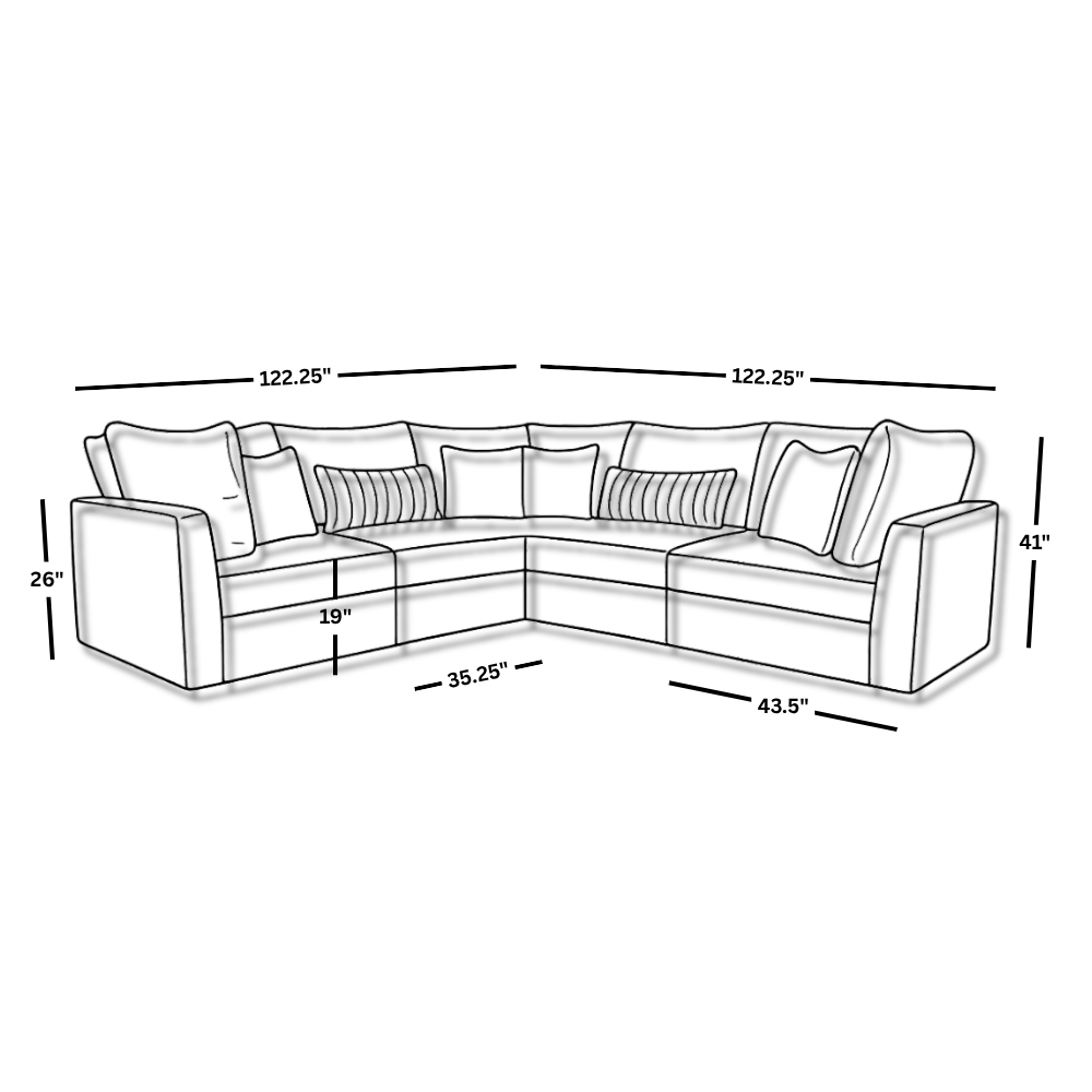 Mckenzie L Sectional