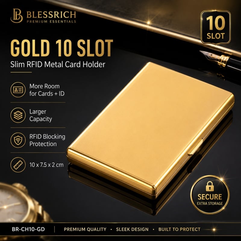🔥LAST DAY SALE 49% OFF-💳RFID Blocking Metal Card Holder