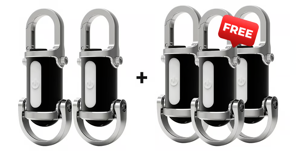 🔥Buy 1 gte 1 free🔥Portable Rechargeable Bright Keychain Flashlight