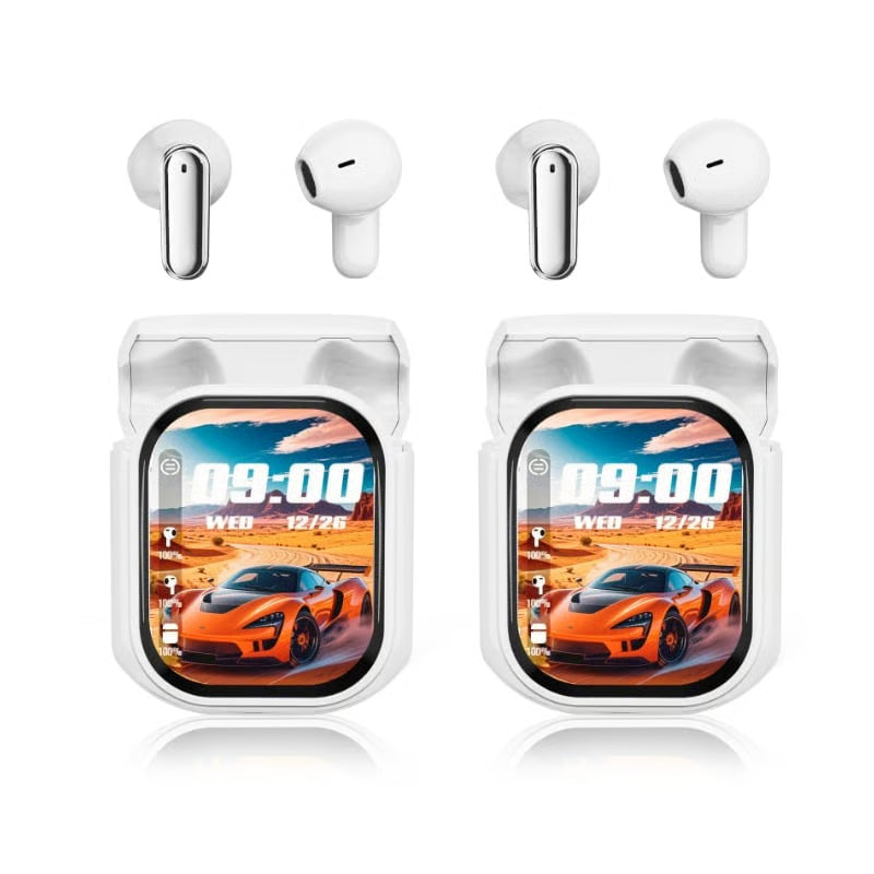 Color Screen Noise-Canceling Translation Earbuds