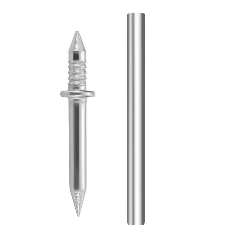 ✨Double-Head Skirting Thread Seamless Nail, Skirting Line Without Marks Nail, Invisible Security Screws Equipped with Nail Specific Sleeve Tool