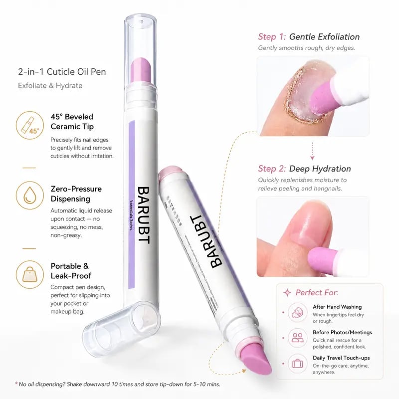 ๐Hot 50% OFF๐น2-in-1 Cuticle Remover Pen
