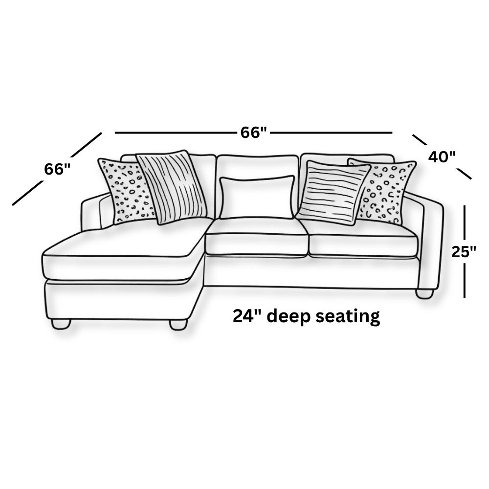 River Reversible Chaise Sofa