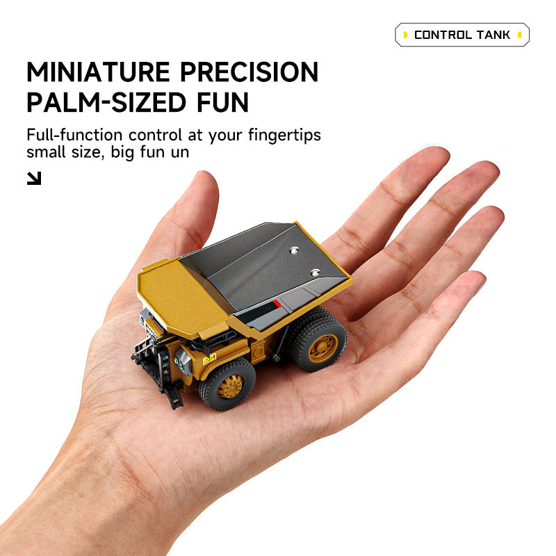 RC Construction Vehicle Toy Set with Excavator. Dump Truck. Forklift & Bulldozer