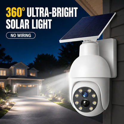 🔥Last Day 49% OFF-Solar-Powered Simulated Surveillance Camera Street Light
