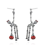 Ghost in the Skull Jar Earrings