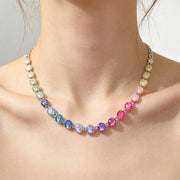 Rainbow Gemstone Necklace