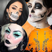 Ghost in the Skull Jar Earrings