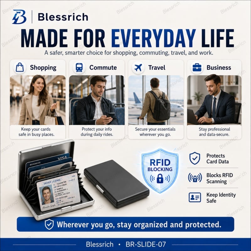 🔥LAST DAY SALE 49% OFF-💳RFID Blocking Metal Card Holder