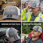 🛠️ I Fix Shit Trucker Hat – Funny Mechanic & Fixer Cap