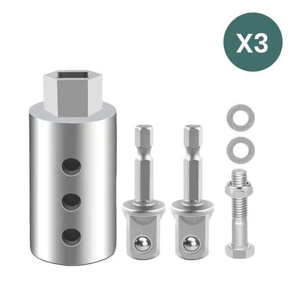 Stainless Steel Trailer Jack Electric Drill Adapter