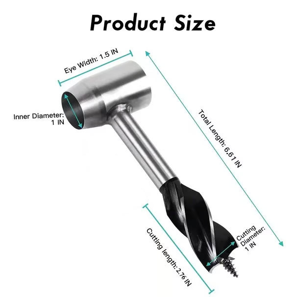 Bushcraft Settlers Tool Survival Hand Auger Wrench