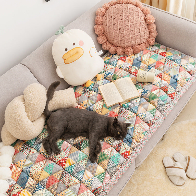Retro Cotton Protective Couch Cover