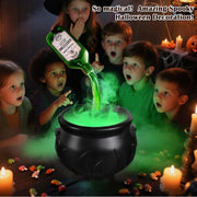 Cauldron Halloween Decor (With Magic Floating Potion Bottles & Diffuser)