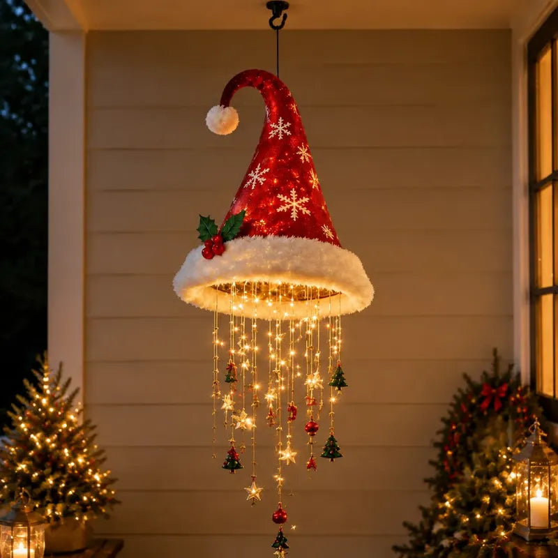 🎩Lighted Witch Hat Hanging Chime