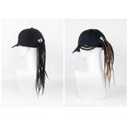 Braided Wig Baseball Cap – Snapback Hat with Attached Dreadlock Braids