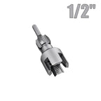 🔧Drill-Powered Pipe Thread Cutting Bit — Internal & External Threading for 1/2" & 3/4" Plastic Pipes