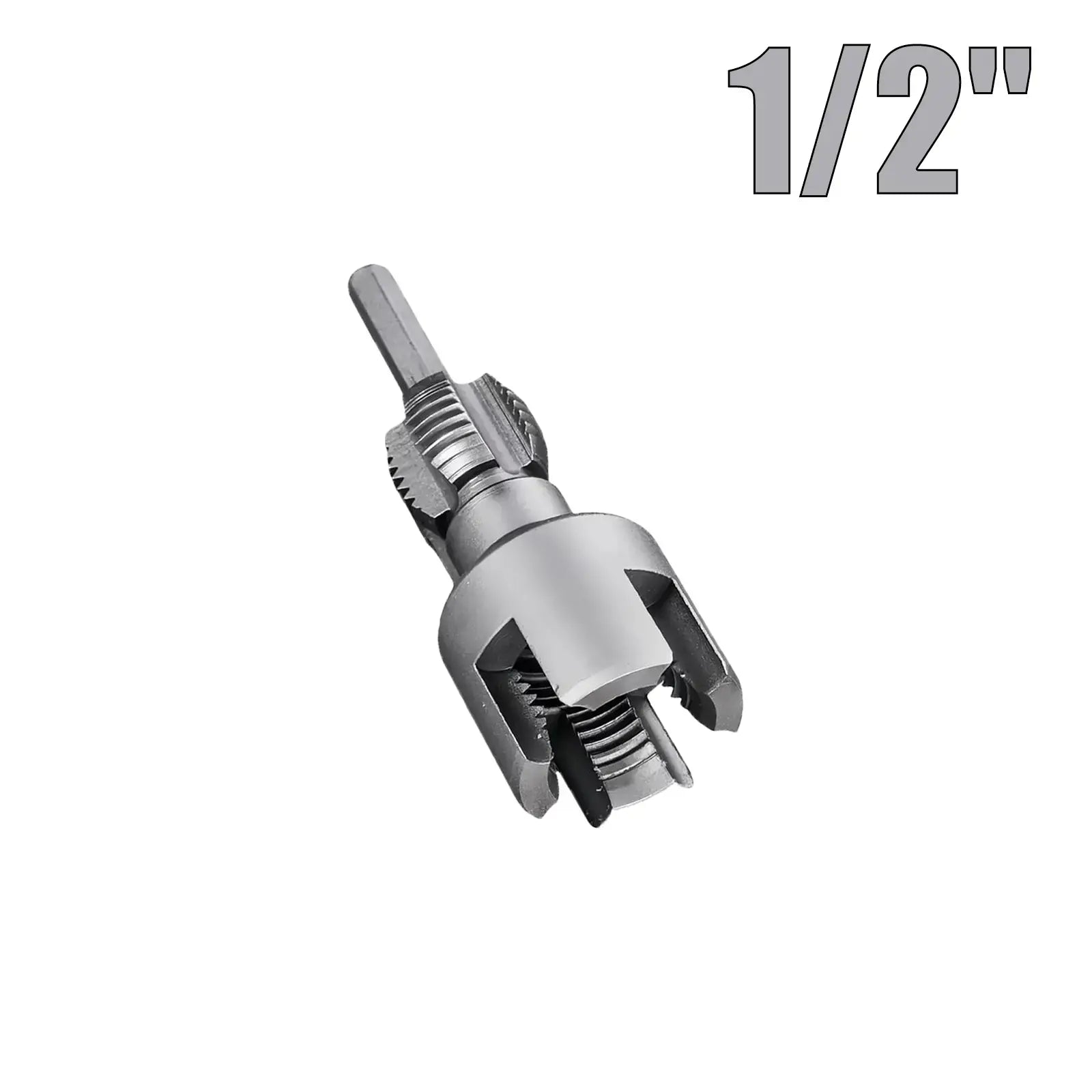🔧Drill-Powered Pipe Thread Cutting Bit — Internal & External Threading for 1/2" & 3/4" Plastic Pipes