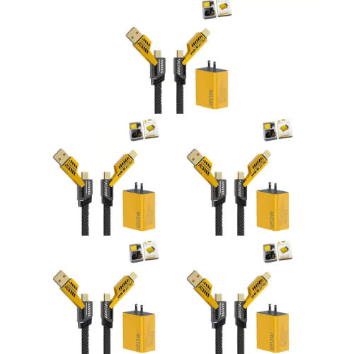 120W Dual USB & Dual Type-C Fast Charger