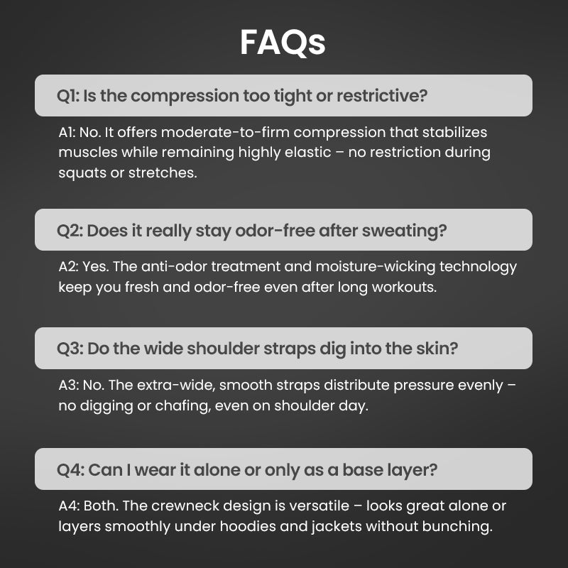 Men's Compression Shirt Tank Top for Training