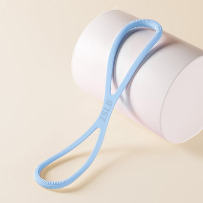 🌸 8-Shaped Silicone Resistance Band with Massage Grip