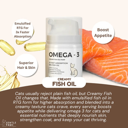 Omega+ Creamy Fish Oil Pump