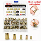 🏆LAST DAY SALE 49% OFF🛠️Head Rivet Nut Tool. M3 M4 M5 M6 M8 Rivnut Kit.Carbon Steel Rivnut Set