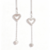 Heart Star Zircon Rearview Mirror Car Charm