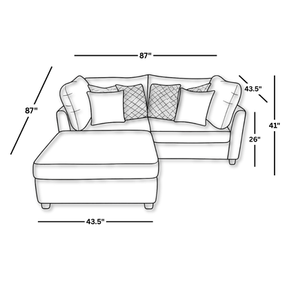 Mckenzie Loveseat + Ottoman