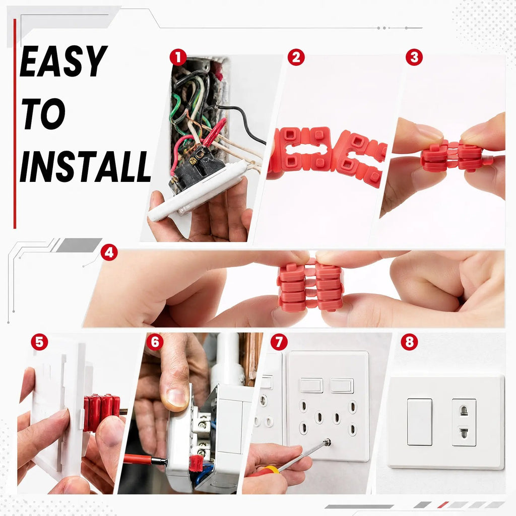 ⭐2026 USA Sale: Up to 50% OFF -✨Outlet Spacers for Electrical Box for Fixing Loose or Recessed Outlets