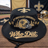 🇺🇸 Last Day Promo: 49% OFF⚜️Who Dat 60th Anniversary commemorative Boonie Hat🏈