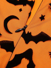 [Pre-Sale] 1950s Halloween Lace Off-shoulder Swing Dress