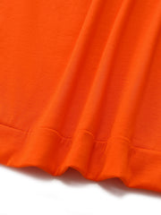 1960s Halloween One-Shoulder Pumpkin Face Dress