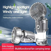 🔥🎁Hot Sale 50% OFF💡Portable LED Camping Lantern With Fan
