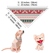 Christmas Print Matching Family Christmas Pajamas-Dog Pajamas Included