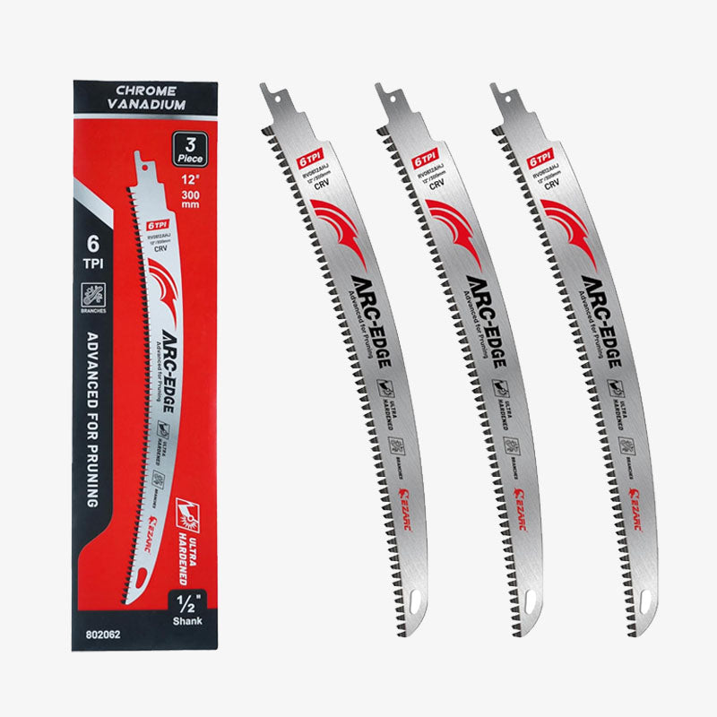Tree Trimming/Wood Cutting – Japanese Teeth Arc Edge 6 TPI Reciprocating Saw Blade