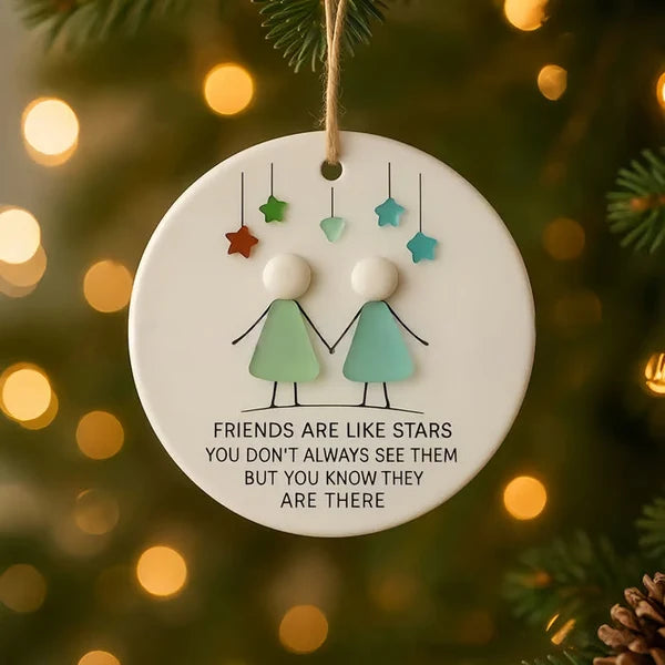 ⏳LAST DAY SALE 70% OFF!⏰Heart-Shaped Sea Glass Friendship Decor🌊✨ Shaped by Nature & Crafted by Hand💝
