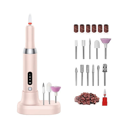 ⏰ 49% OFF💅🔋 Cordless Electric Nail Drill Machine with Charging Base – Professional Manicure at Home! | Portable. Rechargeable & Ready Anytime ✨