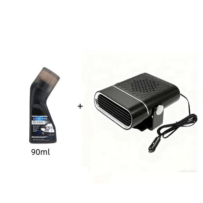 2-in-1 Portable Car Heater with 360° Rotation