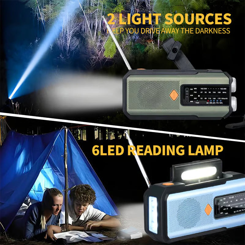 🥳2026 HOT SALE🥳 50% OFF!🔥Solar Hand-Crank Emergency Weather Radio