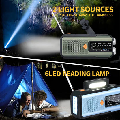🥳2026 HOT SALE🥳 50% OFF!🔥Solar Hand-Crank Emergency Weather Radio