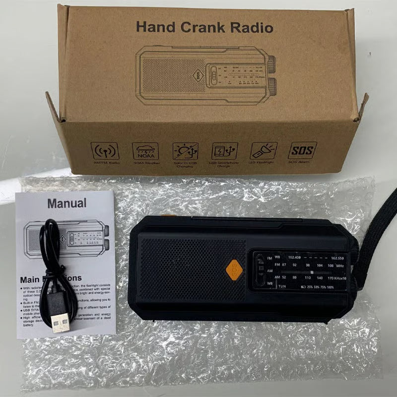 🥳2026 HOT SALE🥳 50% OFF!🔥Solar Hand-Crank Emergency Weather Radio