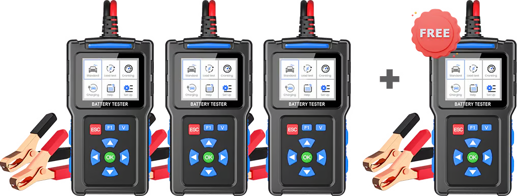 🎁2026 Hot Sale 50% OFF💥BT100 Car Battery Tester 12V Load Tester