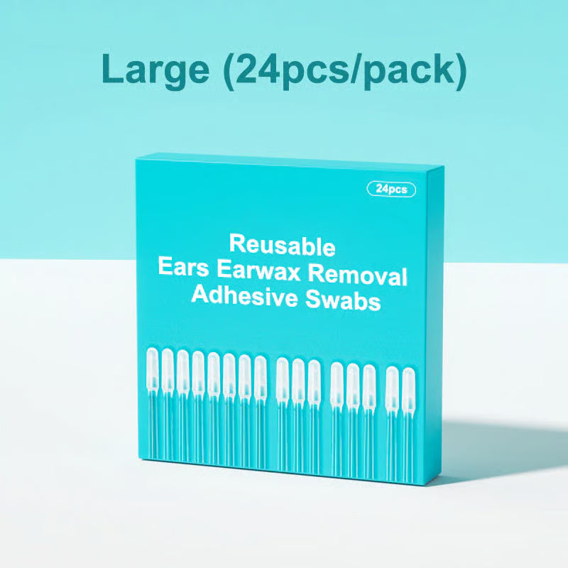 🔥2026 HOT SALE🔥 Reusable Earwax Removal Adhesive Swabs