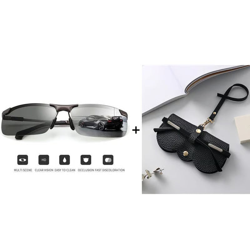 🥳2026 HOT SALE🥳💞50K+ SOLD!🕶️🌦️ Upgraded Photochromic Lenses 50% OFF! Anti-glare polarization meets smart light adaptation. A stylish, intelligent choice for your eyes. 💎😎
