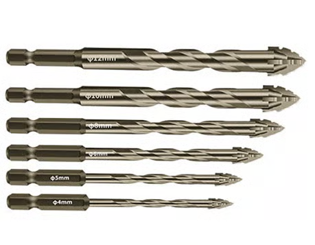 🔥2026 Hot Sale🔥High-Strength 4-Flute Serrated Eccentric Drill Bit Kit