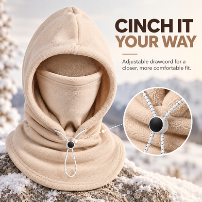 3-in-1 Winter Fleece Balaclava Hood 🧣❄️ Warm Face. Ear & Neck Cover