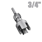 🔧Drill-Powered Pipe Thread Cutting Bit — Internal & External Threading for 1/2" & 3/4" Plastic Pipes
