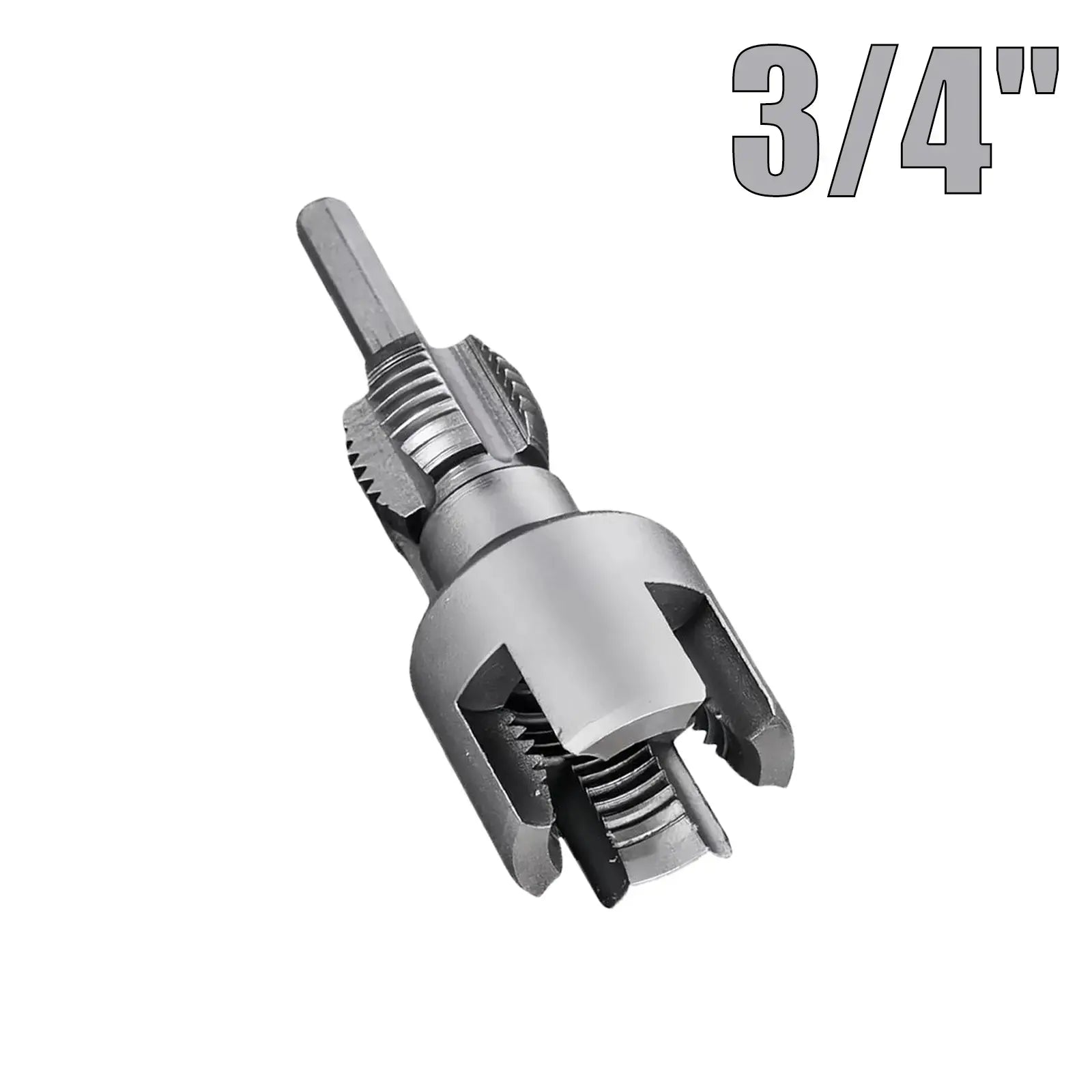 🔧Drill-Powered Pipe Thread Cutting Bit — Internal & External Threading for 1/2" & 3/4" Plastic Pipes
