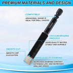 🔥Dry Diamond Drill Bit Set 🛠 Hex Shank Brazed Hole Saw for Tile, Glass & Granite